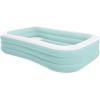 image:imageINTEX 58497EP Swim Center Family Lounge Pool Builtin Cushion Seats  206 Gallon Capacity  104 x 65 x 22  Teal