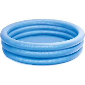 image:imageINTEX 58446EP Crystal Blue Inflatable Kiddie Swimming Pool 66in x 15in66in x 15in