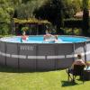 image:imageIntex 18ft X 52in Ultra Frame Pool Set with Sand Filter Pump Ladder Ground Cloth amp Pool Cover