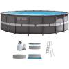 image:imageIntex 18ft X 52in Ultra Frame Pool Set with Sand Filter Pump Ladder Ground Cloth amp Pool Cover