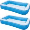 image:imageIntex 58484EP Swim Center Inflatable Family Pool 277 Gallon Capacity  120 x 72 x 22  Blue 2 Pack