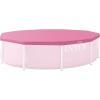 image:imageINTEX 28030E Pool Cover For 10ft Round Metal Frame Pools  Includes Rope Tie  Drain Holes  10in Overhang  Snug Fit