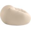 image:imageIntex 66505EP Beanless Bag Inflatable Lounge Chair Corduroy Textured Flocking  Durable Vinyl  Folds Compactly  220lb Weight Capacity  45 x 45 x 28Beige
