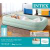 image:imageIntex 66811EP Inflatable Kidz Travel Bed Set Includes Hand Pump and Carry Bag Removable Mattress Quick Inflation Indoor Use 42in x 66in x 10in Beige Color with Star Print FrameMint Green