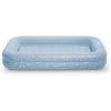 image:imageIntex 66811EP Inflatable Kidz Travel Bed Set Includes Hand Pump and Carry Bag Removable Mattress Quick Inflation Indoor Use 42in x 66in x 10in Beige Color with Star Print FrameBlue