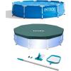 image:imageIntex Pool Kit w Intex 10 x 25Ft Pool Set w Filter Pump w 10Ft Pool Cover
