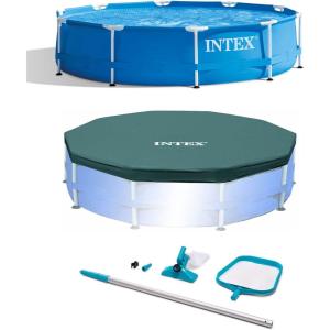 image:imageIntex Pool Kit w Intex 10 x 25Ft Pool Set w Filter Pump w 10Ft Pool Cover