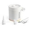 image:imageINTEX 66616E QuickFill USB Air Pump Inflatates and Deflates Pool Floats and Airbeds  Includes 2 Interrconnecting Nozzles  Lightweight and Portable  150 LMin Air Flow  Indoor and Outdoor Use