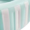 image:imageIntex Coastal Luxe Inflatable Pool for Kids amp Family 66 x 21 168m x 53cm Stylish Mint White Striped Design Durable PVC Material Easy Setup Ideal for Garden amp Outdoor Fun