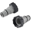 image:imageIntex 2800 GPH Above Ground Pool Sand Filter Pump Bundled with Threaded Hose Adapter Pair