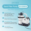 image:imageIntex 2800 GPH Above Ground Pool Sand Filter Pump Bundled with Threaded Hose Adapter Pair