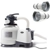 image:imageIntex 2800 GPH Above Ground Pool Sand Filter Pump Bundled with Threaded Hose Adapter Pair