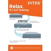 image:imageIntex 22in Queen DuraBeam Deluxe Inflatable Blow Up Elevated Air Mattress Airbed with Built in Pump for Home Camping Guests Ultra Comfort