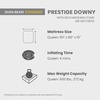 image:imageIntex 64189EP 10in Queen DuraBeam Prestige Downy Air Mattress with Rechargeable Pump for Travel and CampingQueen