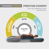 image:imageIntex 64189EP 10in Queen DuraBeam Prestige Downy Air Mattress with Rechargeable Pump for Travel and CampingQueen