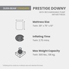 image:imageIntex 64189EP 10in Queen DuraBeam Prestige Downy Air Mattress with Rechargeable Pump for Travel and CampingTwin