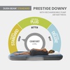 image:imageIntex 64189EP 10in Queen DuraBeam Prestige Downy Air Mattress with Rechargeable Pump for Travel and CampingTwin