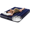 image:imageIntex 64765E DuraBeam Standard Classic Air Mattress with Inflatable Pillows FiberTech  Queen Size  Hand Pump  10in Bed Height  600lb Weight CapacityFull Pack of 3