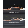 image:imageIntex 64765E DuraBeam Standard Classic Air Mattress with Inflatable Pillows FiberTech  Queen Size  Hand Pump  10in Bed Height  600lb Weight CapacityTwin