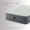 image:imageIntex PremAire I FiberTech Elevated Dura Beam Technology Home Air Mattress Bed with Electric Builtin Pump FullFull