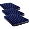 image:imageIntex 64765E DuraBeam Standard Classic Air Mattress with Inflatable Pillows FiberTech  Queen Size  Hand Pump  10in Bed Height  600lb Weight CapacityFull Pack of 3