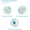 image:imageINTEX 56182EP Coastal Luxe Inflatable Pool 66 x 21  122 Gallon Capacity