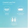 image:imageINTEX 56182EP Coastal Luxe Inflatable Pool 66 x 21  122 Gallon Capacity