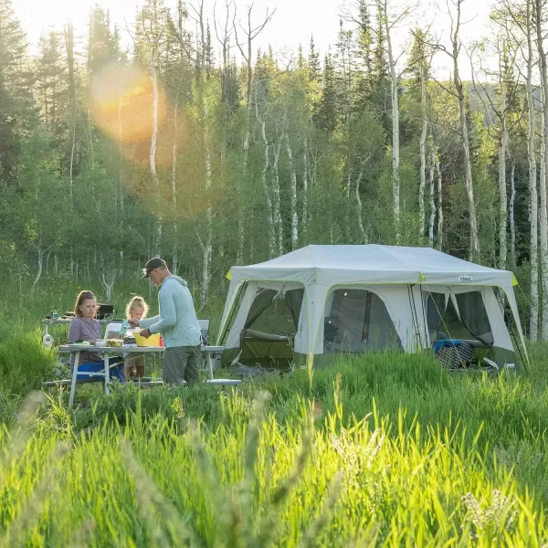 CORE Instant Cabin Tent  Multi Room Tent for Family  Large Pop Up Tent with Organization for Outdoor Camping Accessories  4 Person  6 Person  8 Person  10 Person Tent for Camping8 Person