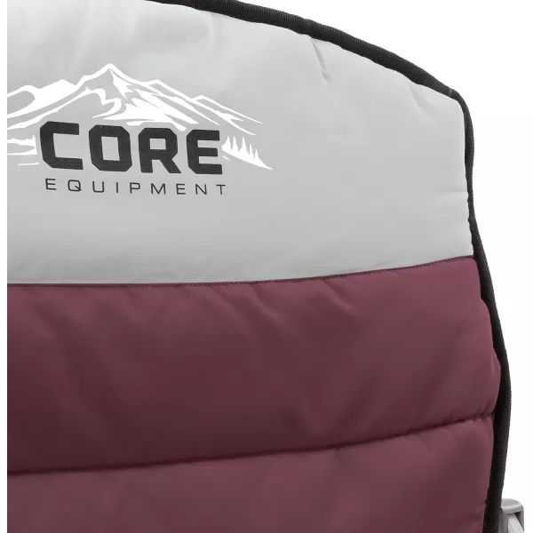 CORE Padded Mesh Hard Arm ChairHard Arm Chair Wine