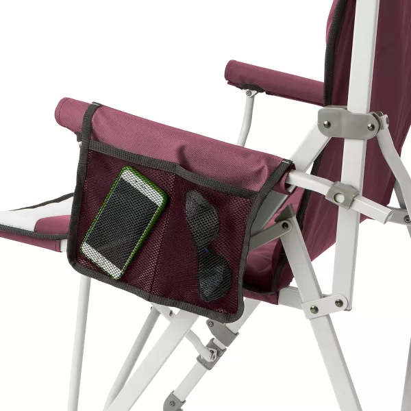 CORE Padded Mesh Hard Arm ChairHard Arm Chair Wine