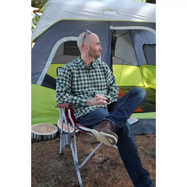 CORE Padded Mesh Hard Arm ChairHard Arm Chair Wine