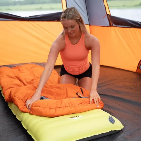 CORE Sleeping Pad for Camping  Perfect Ultralight Sleeping Mat for Tents ampamp Camping Gear  Lightweight ampamp Inflatable Blow Up Mattress for Travel Hiking ampamp Outdoor Use
