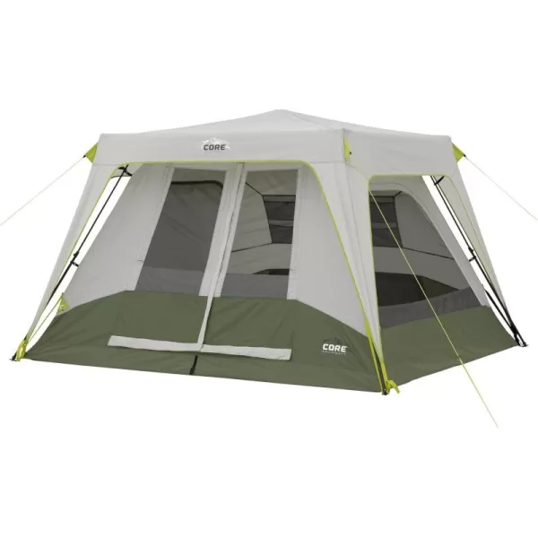 CORE Instant Cabin Tent  Multi Room Tent for Family  Large Pop Up Tent with Organization for Outdoor Camping Accessories  4 Person  6 Person  8 Person  10 Person Tent for Camping6 Person