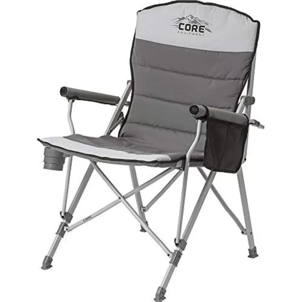 CORE Padded Mesh Hard Arm ChairHard Arm Chair Grey