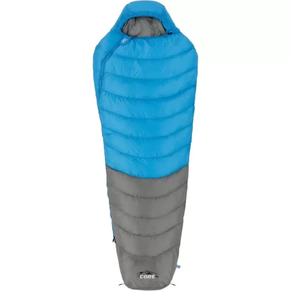 CORE Sleeping Bags for Adults  30 Degree ampamp 10 Degree Mummy Sleeping Bag for Outdoor and Travel  Convenient Storage Pocket for Camping Accessories  Builtin Straps for Sleeping Pad Compatibility10 Degree