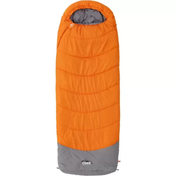 CORE Sleeping Bags for Adults  40 Degree ampamp 20 Degree Sleeping Bag Options for Outdoor and Travel  Convenient Storage Pocket for Camping Accessories  Builtin Straps for Sleeping Pad Compatibility20 Degree