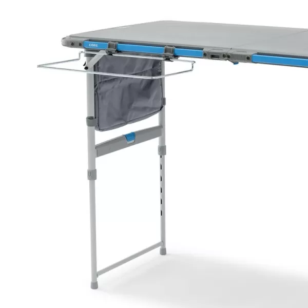 CORE Trash Bag Holder  Fits The 4 Foot Outdoor FlexRail Camp ampamp Cook Table  Portable for Beach Picnic Backyards BBQ Tailgate Patio and Party