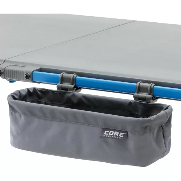 CORE Utility Basket  Fits the 4 Foot Outdoor FlexRail Camp ampamp Cook Table  Portable for Beach Picnic Backyards BBQ Tailgate Patio and Party