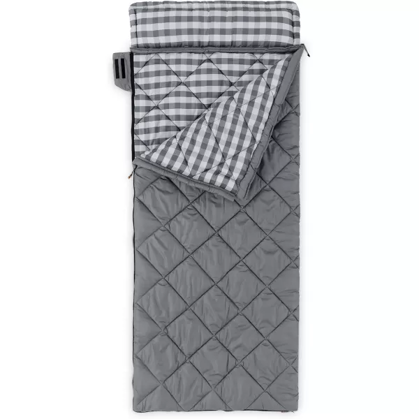 CORE 20 Deg Oversized Adult Sleeping Bag Gray