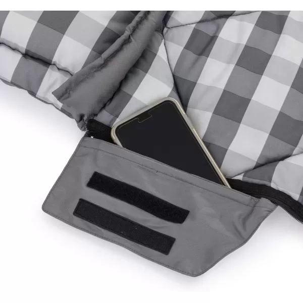 CORE 20 Deg Oversized Adult Sleeping Bag Gray
