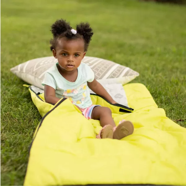 CORE Youth IndoorOutdoor Sleeping Bag  Great for Kids Boys Girls  Ultralight and Compact Perfect for Backpacking Hiking Camping and SleepoversGreen