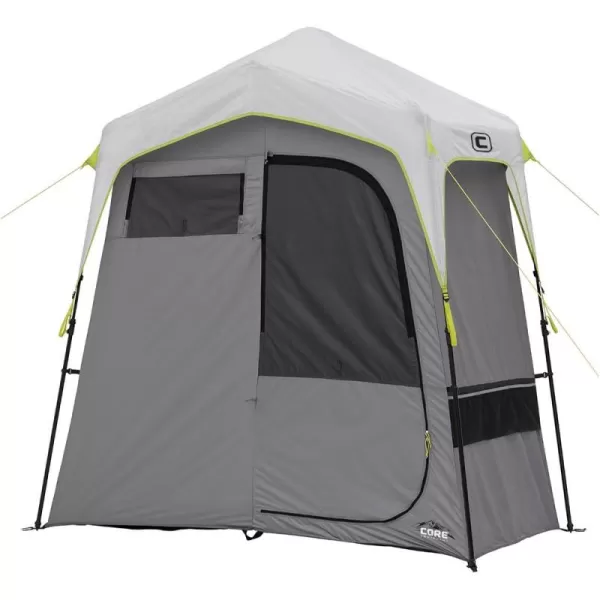 CORE Instant Camping Utility Shower Tent with Changing Privacy Room
