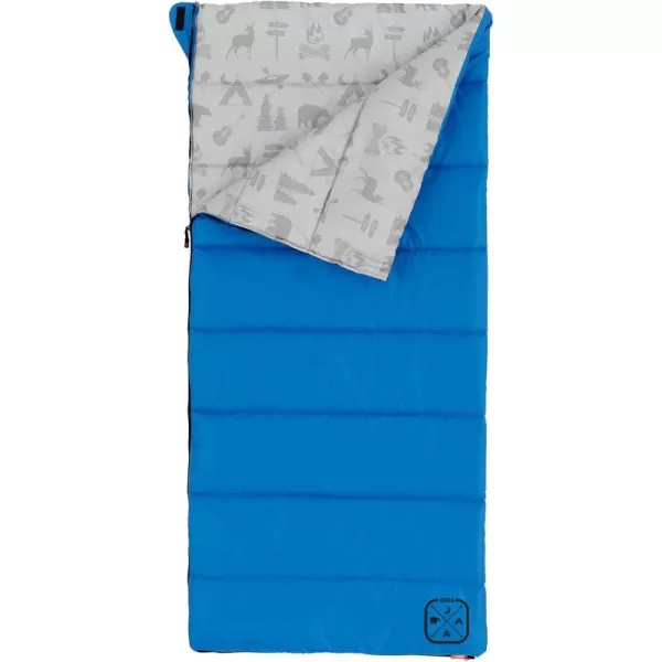 CORE Youth IndoorOutdoor Sleeping Bag  Great for Kids Boys Girls  Ultralight and Compact Perfect for Backpacking Hiking Camping and SleepoversBlue