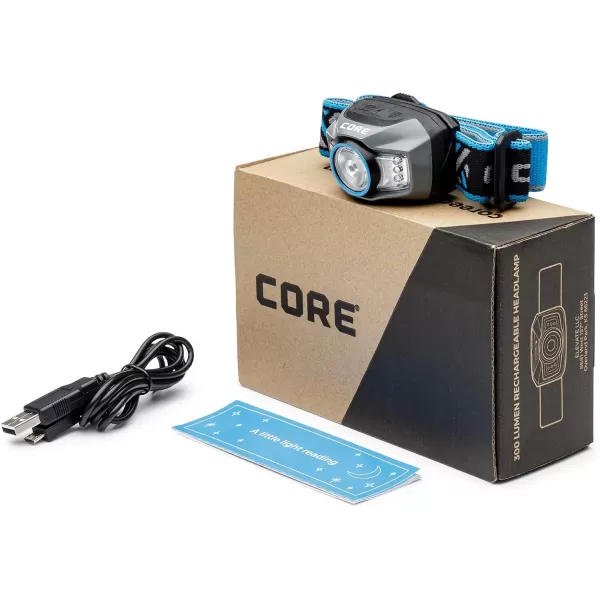 CORE 300 Lumen Rechargeable MultiColor Headlamp300 Lumens