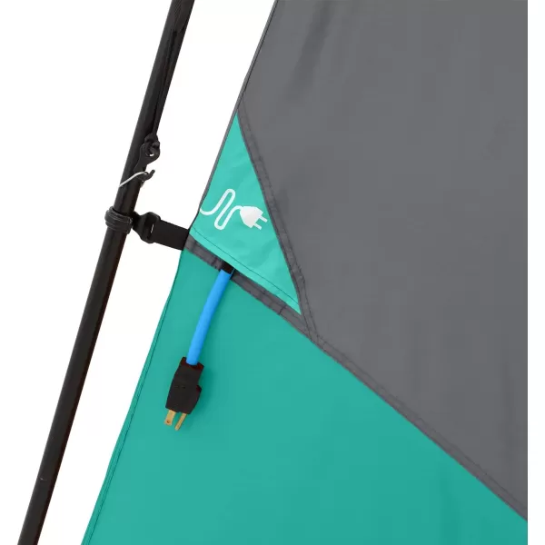 CORE 4 Person ampamp 6 Person Camp Tents  Portable Cabin Tent with Carry Bag for Outdoor Car Camping  Included Tent Gear Loft Organizer for Camping Accessories4 Person Green