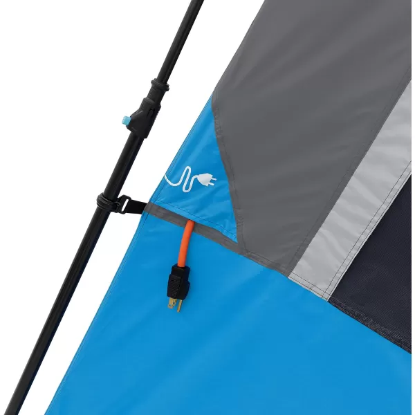 CORE Instant Tent with LED Lights  Portable Large Family Cabin Multi Room Tents for Camping  Lighted Pop Up Camping Tent  6 Person  9 Person  10 Person  12 Person Tents for Camping6 Person