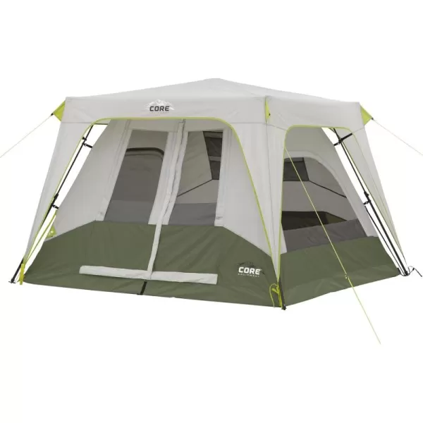 CORE Instant Cabin Tent  Multi Room Tent for Family  Large Pop Up Tent with Organization for Outdoor Camping Accessories  4 Person  6 Person  8 Person  10 Person Tent for Camping4 Person