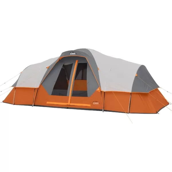 CORE Tents for Family Camping Hiking and Backpacking  4 Person  6 Person  9 Person  11 Person Dome Camp Tents with Included Tent Gear Loft for Outdoor Accessories11 Person