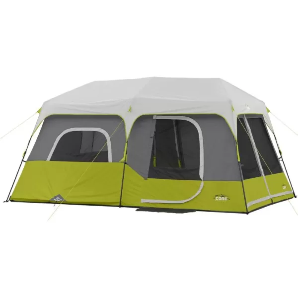 Core 9 Person Instant Cabin Tent  14 x 9 Green 400089 Person Green