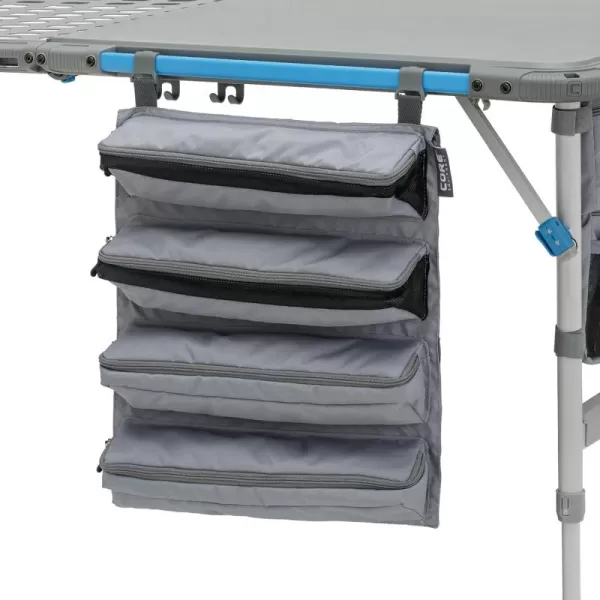 CORE Hanging Organizer  Fits The 4 Foot Outdoor FlexRail Camp ampamp Cook Table  Portable for Beach Picnic Backyards BBQ Tailgate Patio and Party